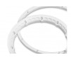 Heavy Duty Wheel Bead Lock Rings White/For 2 Whl