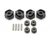 Wheel Adapter (4Pcs Hex/Pin & Nut/Sprint)