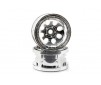 Rock 8 Bead Lock Wheel Chrome (55X36Mm/2Pcs)