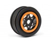 Ah-64 Wheel Black/Orange (42X83Mm/2Pcs)