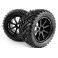 Mounted Goliath Tire on 3256 Blast Black Wheel