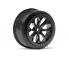 8-Shot Sc Wheel (Black/2Pcs)