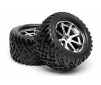 Mounted Goliath Tire 178X97Mm On Blast Wheel Crm