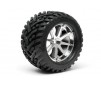 Mounted Goliath Tire 178X97Mm On Blast Wheel Crm