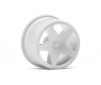 Q32 Super Star Wheel Set F/R White/18X10/18X14 X 4