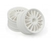 WR8 Tarmac Wheel White (2.2inch/57X35Mm/2Pcs)