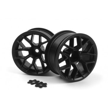 RTR WHEEL 26MM BLACK (9MM OFFSET/2PCS)