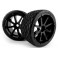 Mounted Phaltline Tire on 3256 Blast Black Wheel