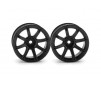 Work Emotion Xc8 Wheel 26Mm Black (9Mm Offset)