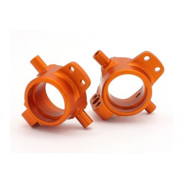 Hd Aluminum Front Hub Carrier (Orange/2Pcs)