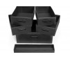 DRAWER SET FOR 160566/107244 (6 PCS BLACK)