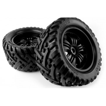 Mounted Goliath Tire on 3251 Tremor Black Wheel