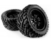 Mounted Goliath Tire on 3251 Tremor Black Wheel