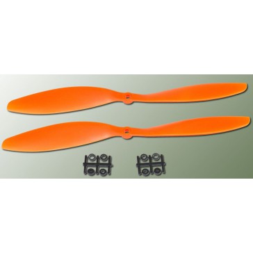 DISC..  Hélice Gemfan SF push 12x4,5 orange (2 pcs)