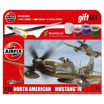 1:72 HANGING GIFT SET - NORTH AMERICAN MUSTANG MK.IV