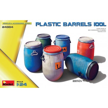 Plastic Barrets 100l.1/24