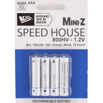 ELEMENTS R3-AAA NI-MH SPEED HOUSE 800HV (4)