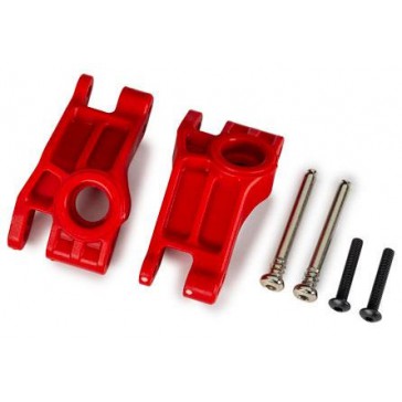 Carriers, stub axle, rear, extreme heavy duty, red (left & right)/ 3x