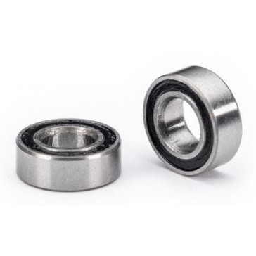 Ball bearings, black rubber sealed (3.5x7x2.5mm) (2)