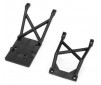 Skid plates, front & rear (black)