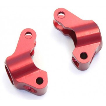 Aluminium Rear Hub Carrier Mini-Z Buggy (2) Red