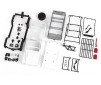 Body, Land Rover Defender, complete (white, requires painting) (inclu