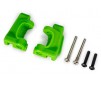 Caster blocks (c-hubs), extreme heavy duty, green (left & right)/ 3x2