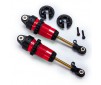 Shocks, GTR long red-anodized, PTFE-coated bodies with TiN shafts (fu