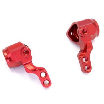 Aluminium Knuckle Set Mini-Z Buggy (2) Red