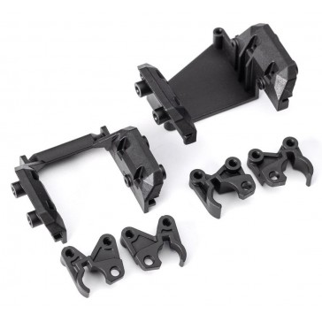 Shock mounts, dual, front & rear (left & right, upper & lower)