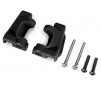 Caster blocks (c-hubs), extreme heavy duty, black (left & right)/ 3x2