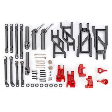 Outer Driveline & Suspension Upgrade Kit, extreme heavy duty, red (fi