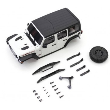 Bodyshell Jeep Wrangler Rubicon Mini-Z 4X4 MX01 White