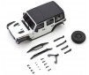 Bodyshell Jeep Wrangler Rubicon Mini-Z 4X4 MX01 White