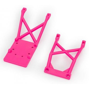 Skid plates, front & rear (pink)