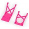 Skid plates, front & rear (pink)