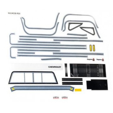 Decal sheet, 1/18 scale TRX-4M  Chevrolet K10 Monster Truck (1979)