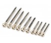 Suspension pin set, extreme heavy duty, complete (front and rear) (2.