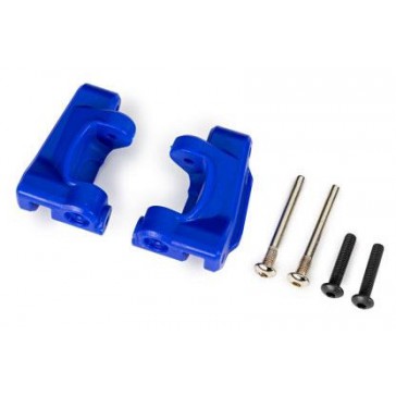 Caster blocks (c-hubs), extreme heavy duty, blue (left & right)/ 3x26