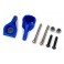 Steering blocks, extreme heavy duty, blue (left & right)/ 3x26mm hing