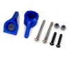 Steering blocks, extreme heavy duty, blue (left & right)/ 3x26mm hing