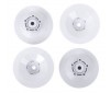 Wheel discs (white) (4)