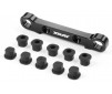 XT8 ALU REAR LOWER SUSP. HOLDER FOR SEMI-SPLIT BULKHEAD - REAR