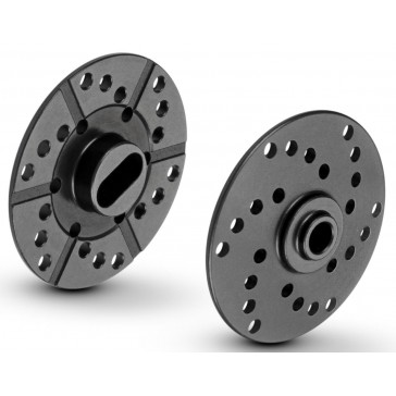 ALU 2-PAD SLIPPER CLUTCH PLATES - VENTILATED - SET