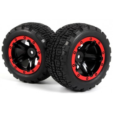 Slyder ST Wheels/Tires Assembled (Black/Red)