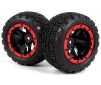 Slyder ST Wheels/Tires Assembled (Black/Red)