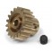 18T Brass Pinion Gear (0.8 M / 32DP 3.175 Shaft)