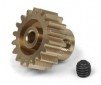 18T Brass Pinion Gear (0.8 M / 32DP 3.175 Shaft)