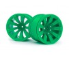 Quantum+ XT 3.2in Wheel (Green/2pcs)