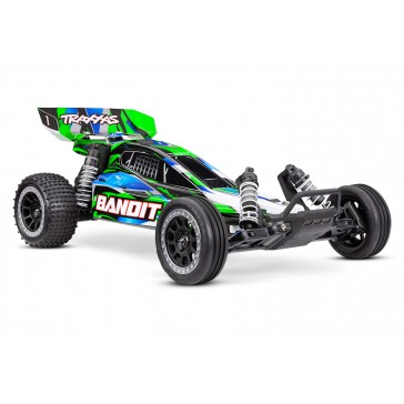 BANDIT 1/10 2wd Brushed HD with battery & USB-C charger Green